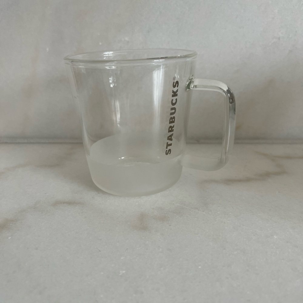 Starbucks Clear Glass Mug